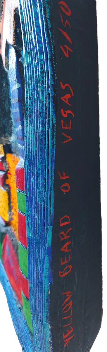 Detail of yellow-beard-of-vegas